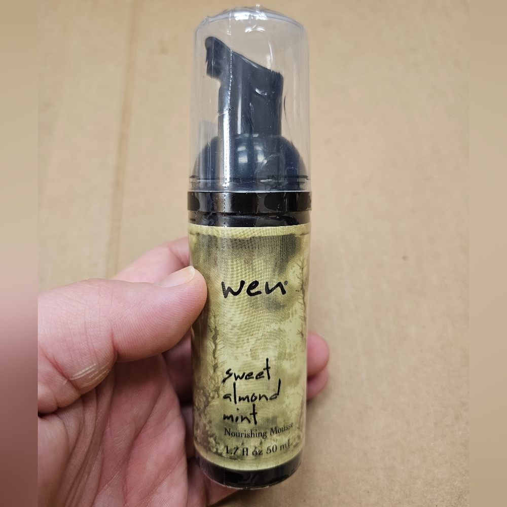 Wen by Chaz Dean Sweet Almond Mint Nourishing Mousse 1.7 Oz Travel Size Sealed